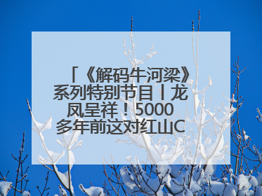 《解码牛河梁》系列特别节目丨龙凤呈祥！5000多年前这对红山CP竟这么好嗑