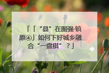「“县”在图强·镇原④」如何下好城乡融合“一盘棋”？