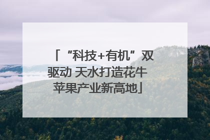 “科技+有机”双驱动 天水打造花牛苹果产业新高地