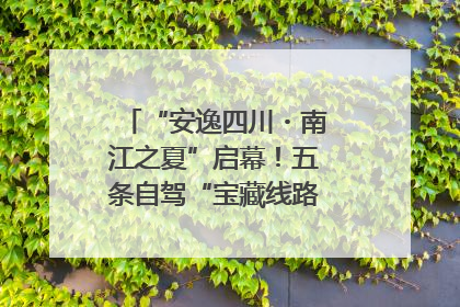 “安逸四川・南江之夏”启幕！五条自驾“宝藏线路”串联避暑胜地