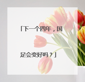 下一个四年，国足会变好吗？