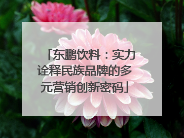 东鹏饮料：实力诠释民族品牌的多元营销创新密码