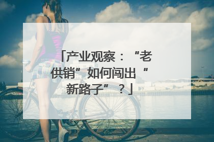 产业观察：“老供销”如何闯出“新路子”？