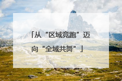 从“区域竞跑”迈向“全域共舞”