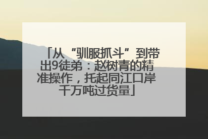 从“驯服抓斗”到带出9徒弟：赵树青的精准操作，托起同江口岸千万吨过货量