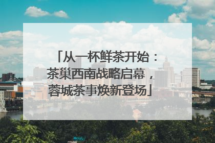 从一杯鲜茶开始：茶巢西南战略启幕，蓉城茶事焕新登场