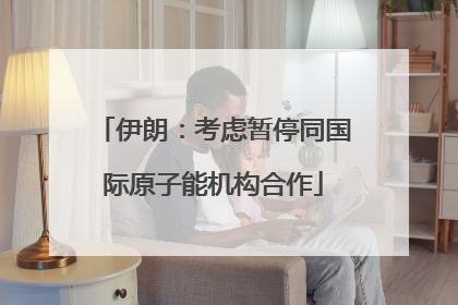 伊朗：考虑暂停同国际原子能机构合作
