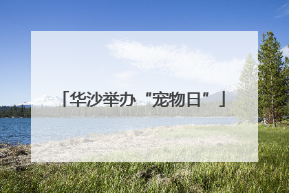华沙举办“宠物日”