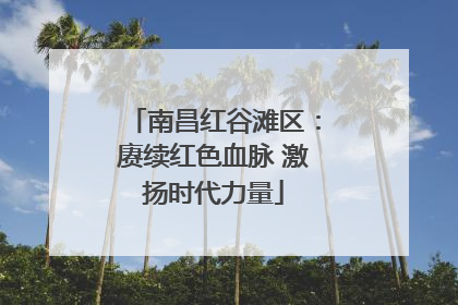 南昌红谷滩区：赓续红色血脉 激扬时代力量