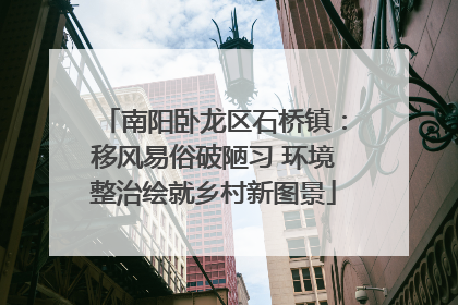南阳卧龙区石桥镇：移风易俗破陋习 环境整治绘就乡村新图景