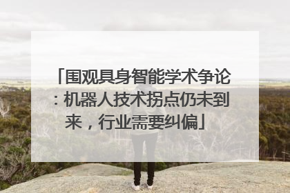 围观具身智能学术争论：机器人技术拐点仍未到来，行业需要纠偏