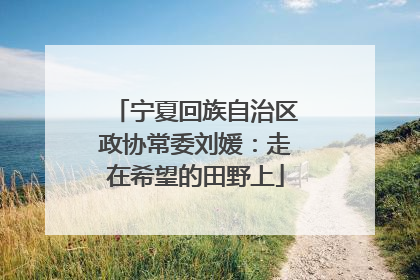 宁夏回族自治区政协常委刘媛：走在希望的田野上