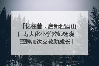 忆往昔，启新程眉山仁寿大化小学教师杨晓慧雅加达支教助成长