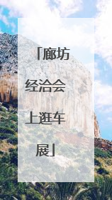 廊坊经洽会上逛车展