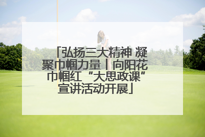 弘扬三大精神 凝聚巾帼力量丨向阳花巾帼红“大思政课”宣讲活动开展