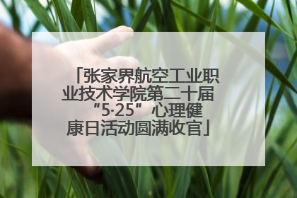 张家界航空工业职业技术学院第二十届“5·25”心理健康日活动圆满收官