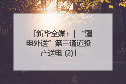 新华全媒+｜“疆电外送”第三通道投产送电 (2)