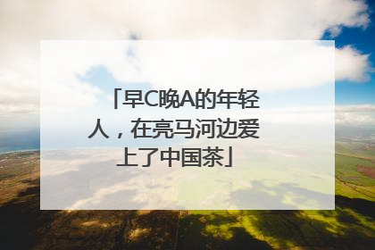 早C晚A的年轻人，在亮马河边爱上了中国茶