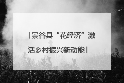 景谷县“花经济”激活乡村振兴新动能