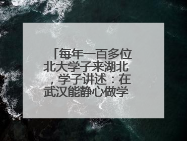 每年一百多位北大学子来湖北，学子讲述：在武汉能静心做学术，买房压力小，创业成本低