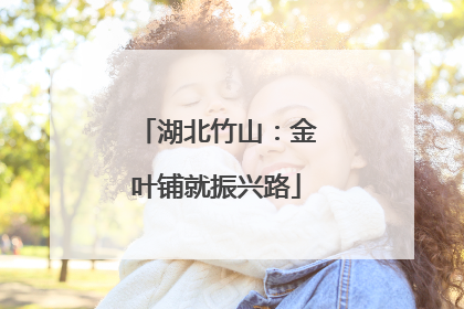 湖北竹山：金叶铺就振兴路