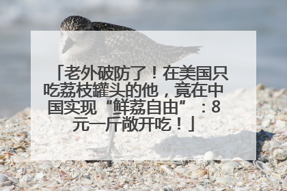 老外破防了！在美国只吃荔枝罐头的他，竟在中国实现“鲜荔自由”：8元一斤敞开吃！