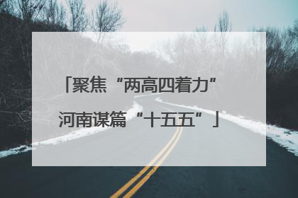 聚焦“两高四着力” 河南谋篇“十五五”