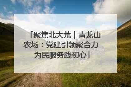 聚焦北大荒｜青龙山农场：党建引领聚合力 为民服务践初心
