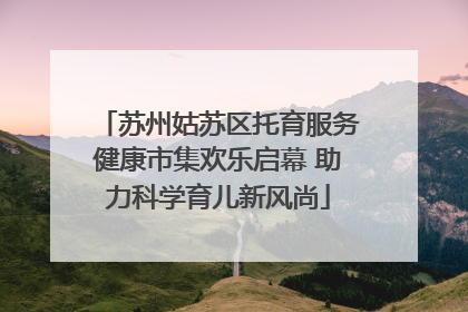 苏州姑苏区托育服务健康市集欢乐启幕 助力科学育儿新风尚