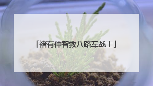褚有仲智救八路军战士