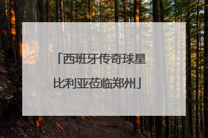 西班牙传奇球星 比利亚莅临郑州