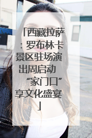 西藏拉萨：罗布林卡景区驻场演出周启动 “家门口”享文化盛宴