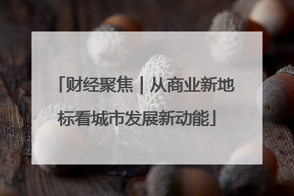 财经聚焦｜从商业新地标看城市发展新动能