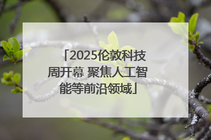 2025伦敦科技周开幕 聚焦人工智能等前沿领域