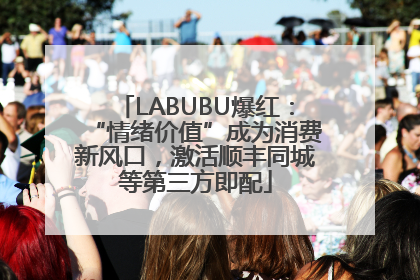 LABUBU爆红：“情绪价值”成为消费新风口，激活顺丰同城等第三方即配